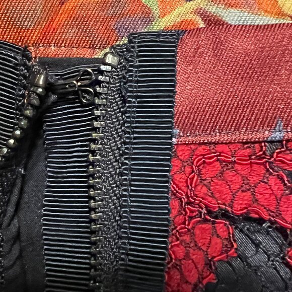 ANTHROPOLOGIE X LEIFSDOTTIR FLORAL LACE SKIRT SIZE 8 - Picture 5 of 11